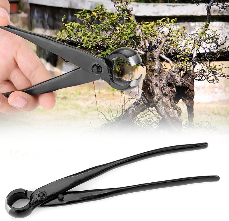 ZPSHYD Bonsai Concave Branch Cutter, 210mm/8.27 inch Manganese Steel Alloy Knob Branch Cutter Garden Branch Cutter Bonsai Tools Garden Concave Pruner - Image 4